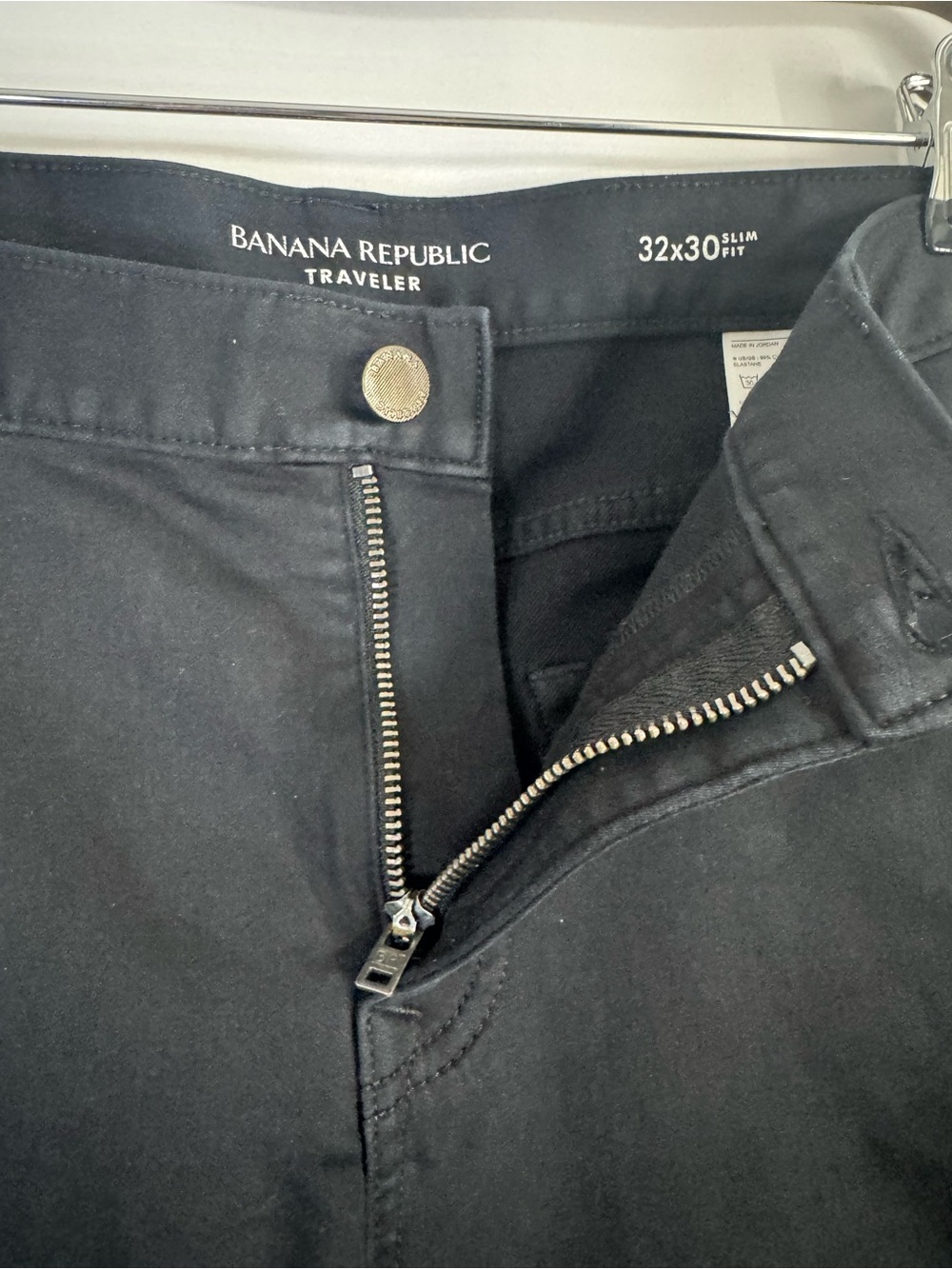 Banana Republic Slim Black Men's Jeans - Classic Slim Fit - Picture 8 of 10